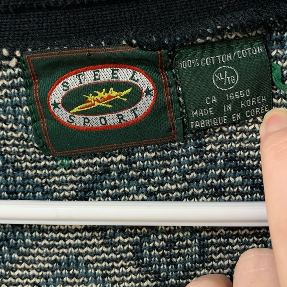 🇰🇷Made in Korea🇰🇷Vintage grandpa knit cardigan - Picture 2 of 4